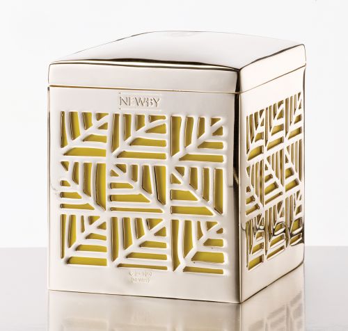 ПОСЕРЕБРЕННАЯ БАНОЧКА ДЛЯ ХРАНЕНИЯ ЧАЯ - КАМЕЛИЯ