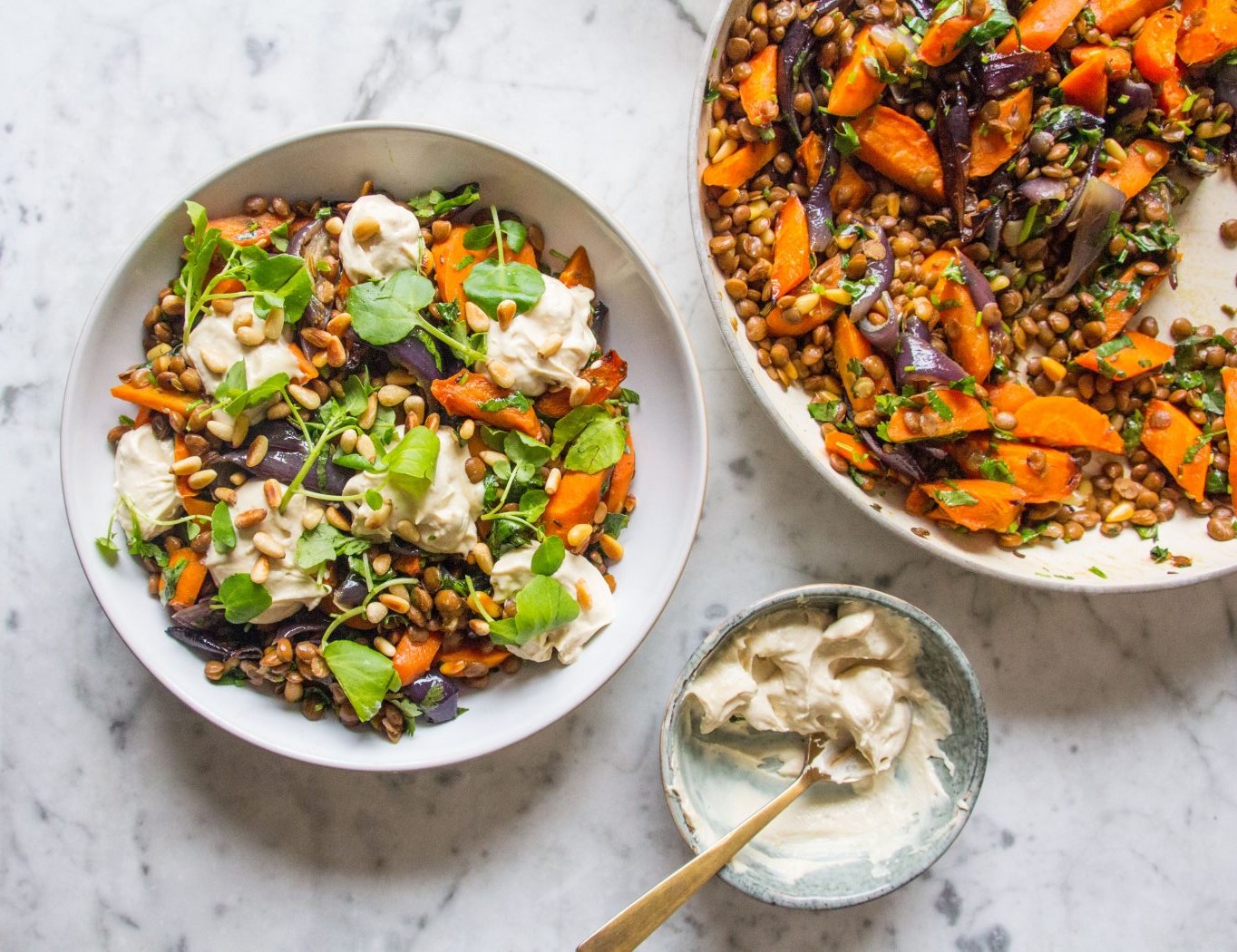 Christmas Starters: Cumin and Lentil Salad