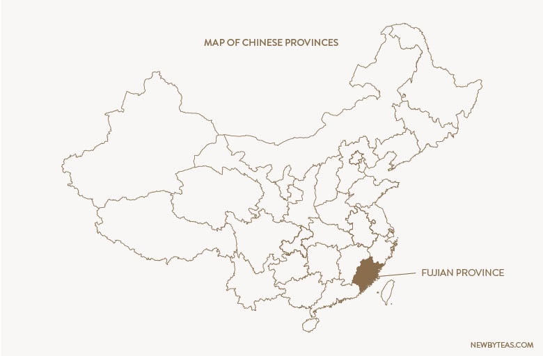 Fujian Province: Map of chinese provinces 